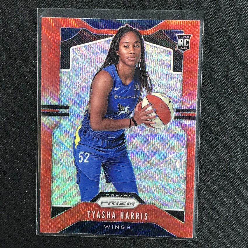 2020 WNBA Prizm TYASHA HARRIS Rookie Ruby Wave Prizm #95-Cherry Collectables