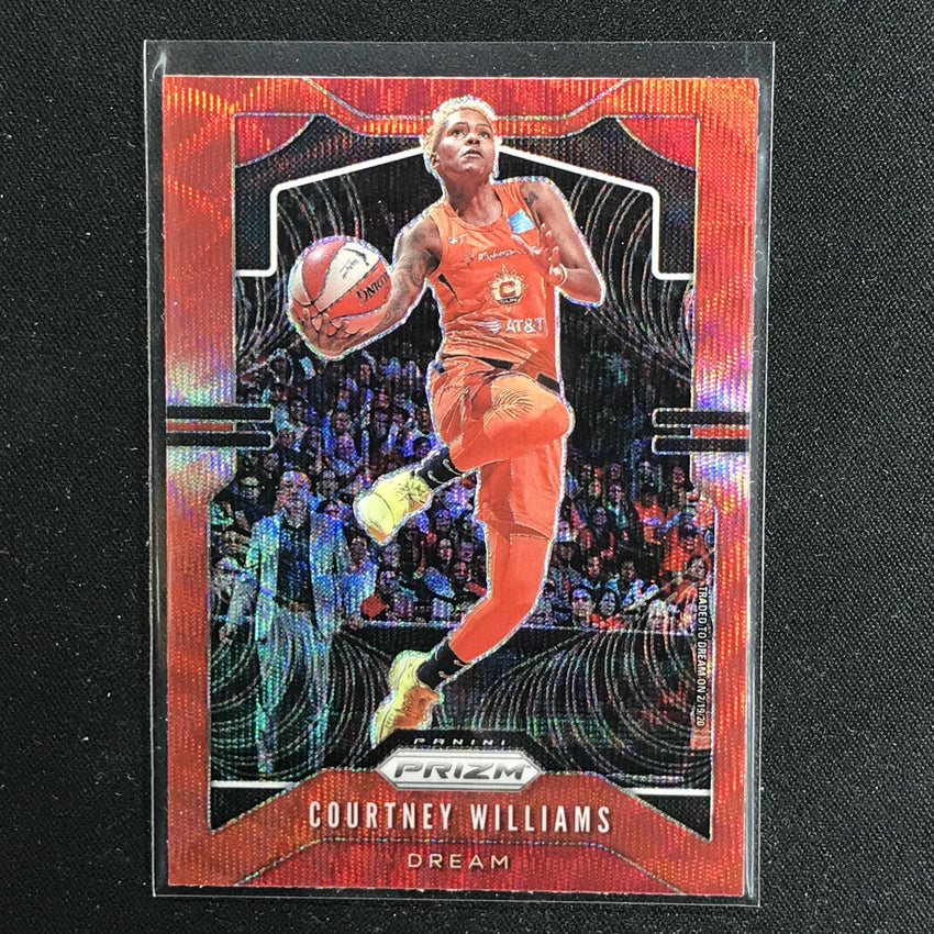 2020 WNBA Prizm COURTNEY WILLIAMS Ruby Wave Prizm #24-Cherry Collectables