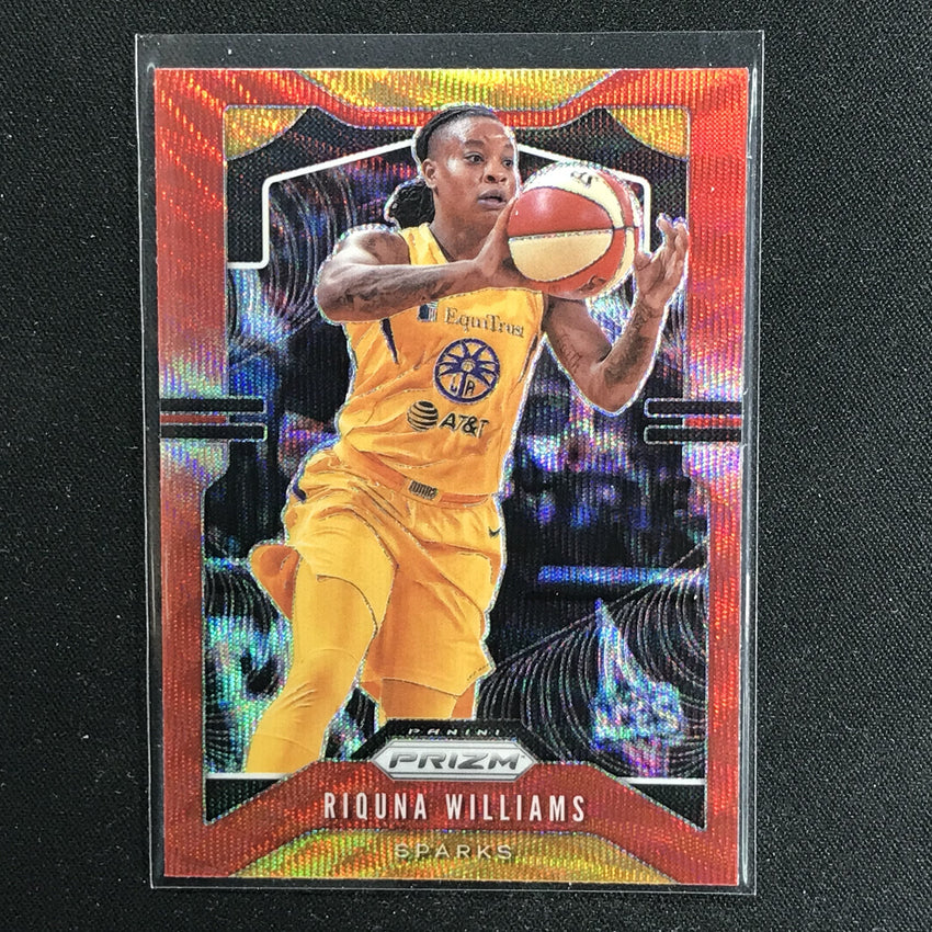 2020 WNBA Prizm RIQUNA WILLIAMS Ruby Wave Prizm #81-Cherry Collectables