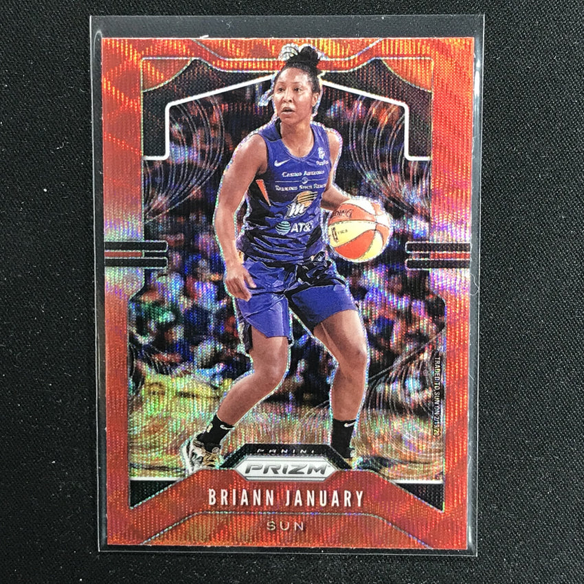 2020 WNBA Prizm BRIANN JANUARY Ruby Wave Prizm #2-Cherry Collectables
