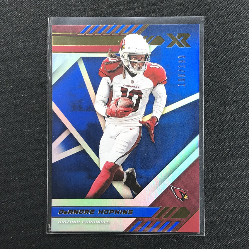 2020 XR Football DEANDRE HOPKINS Blue 106/199-Cherry Collectables