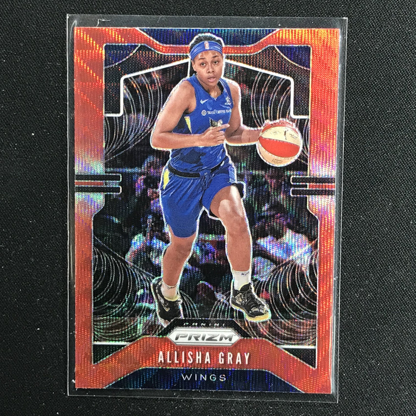 2020 WNBA Prizm ALLISHA GRAY Ruby Wave Prizm #58-Cherry Collectables