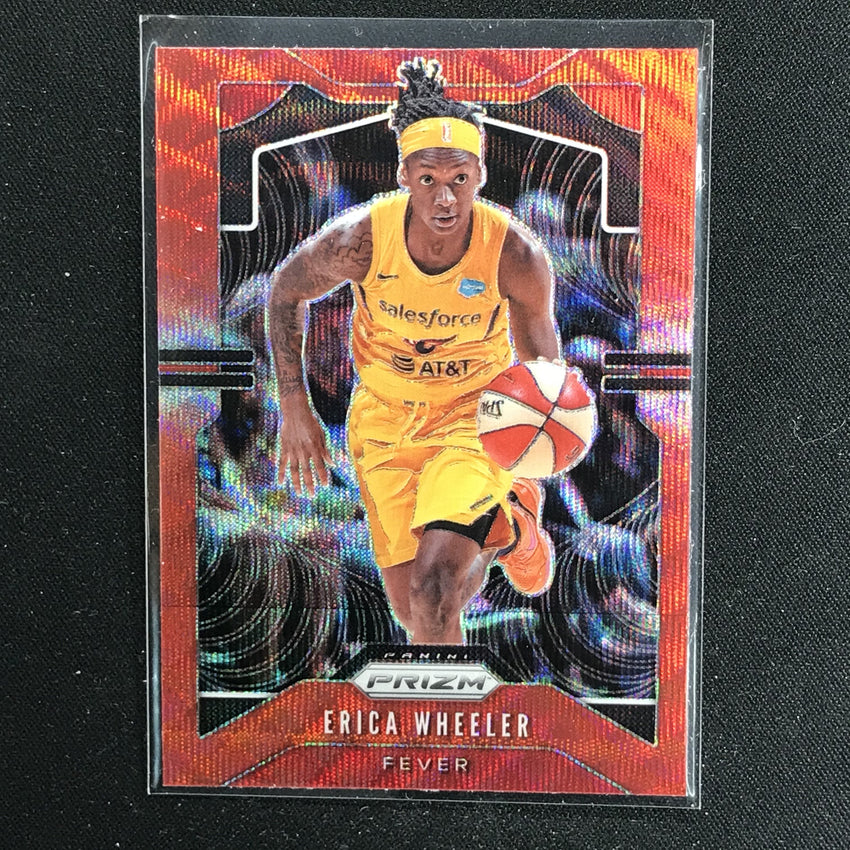 2020 WNBA Prizm ERICA WHEELER Ruby Wave Prizm #36-Cherry Collectables