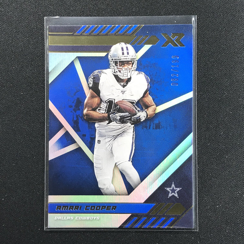 2020 XR Football AMARI COOPER Blue 82/199-Cherry Collectables