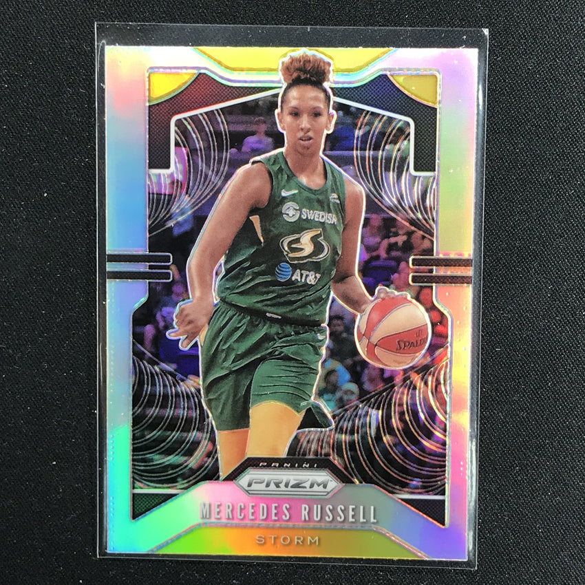 2020 WNBA Prizm MERCEDES RUSSELL Silver Prizm #75-Cherry Collectables