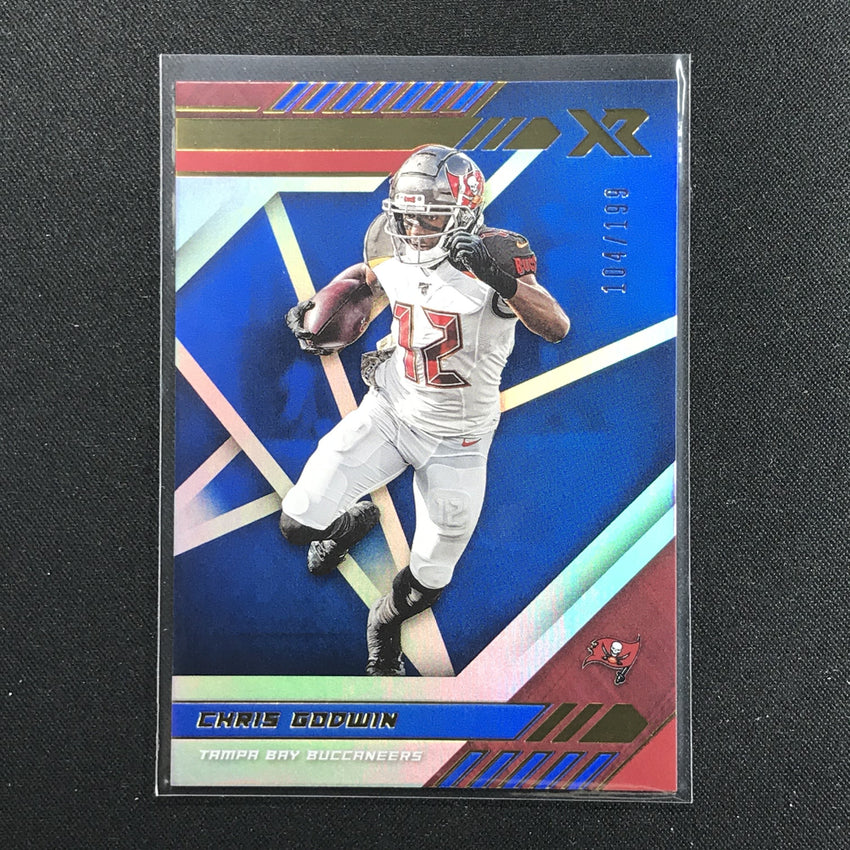 2020 XR Football CHRIS GODWIN Blue 104/199-Cherry Collectables