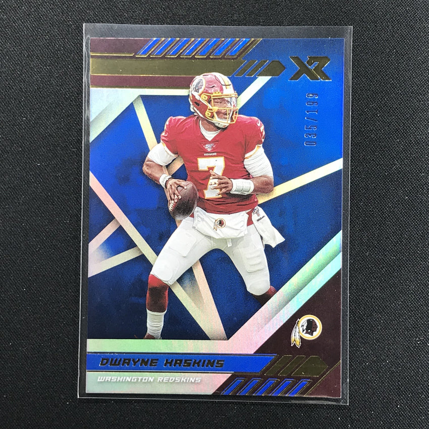 2020 XR Football DWAYNE HASKINS Blue 35/199-Cherry Collectables