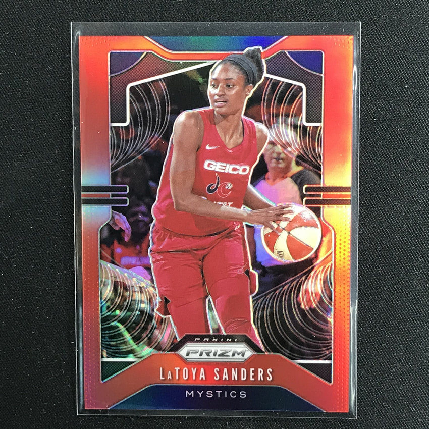 2020 WNBA Prizm LATOYA SANDERS Red Prizm /275-Cherry Collectables
