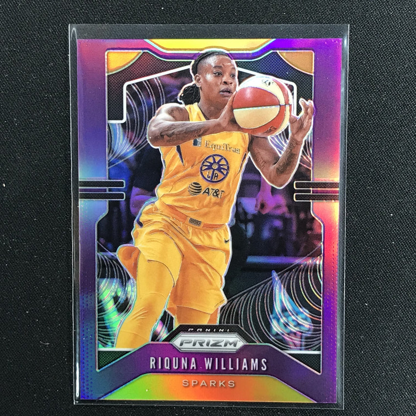 2020 WNBA Prizm RIQUNA WILLIAMS Purple Prizm /125-Cherry Collectables