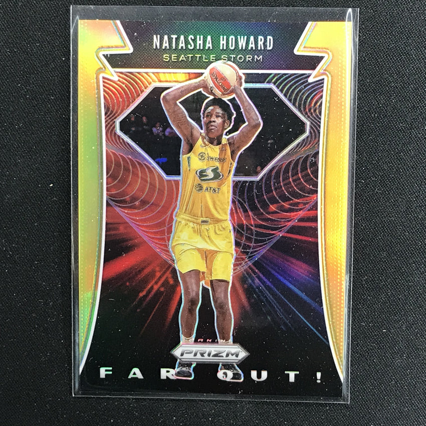 2020 WNBA Prizm NATASHA HOWARD Far Out Gold Prizm 5/10-Cherry Collectables