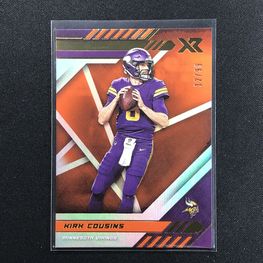 2020 XR Football KIRK COUSINS Orange 12/99-Cherry Collectables