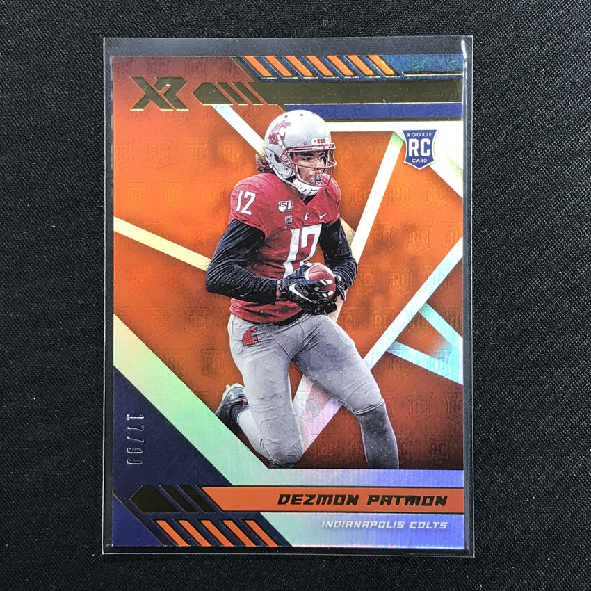 2020 XR Football DEZMON PATMON Rookie Orange 17/99-Cherry Collectables