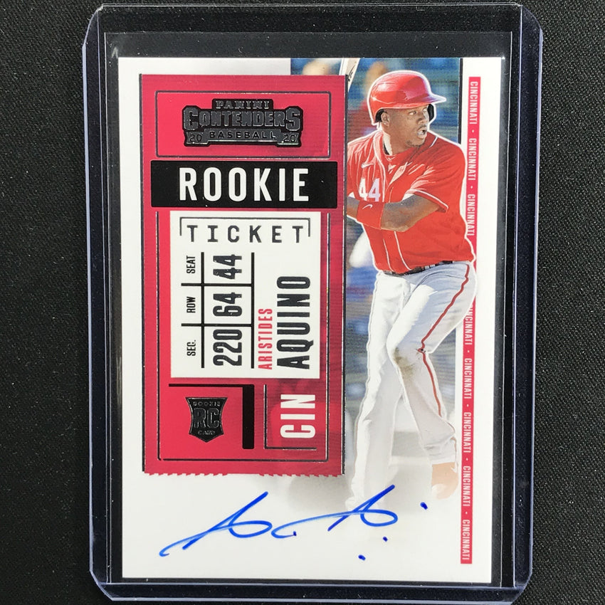 2020 Contenders ARISTIDES AQUINO Rookie Ticket Auto #109-Cherry Collectables