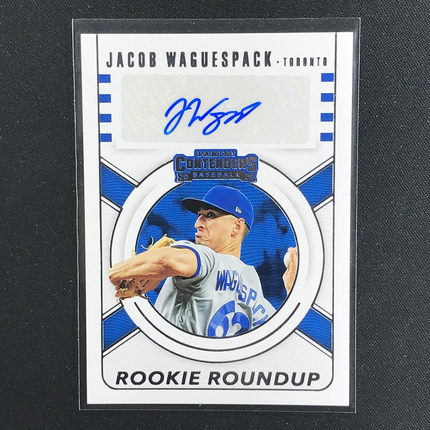 2020 Contenders JACOB WAGUESPACK Rookie Roundup Auto #RRA-JW-Cherry Collectables