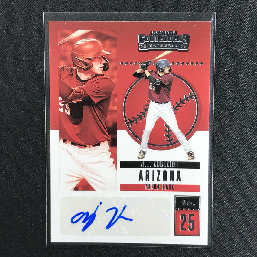 2020 Contenders AJ VUKOVICH Auto #CA-AV (A)-Cherry Collectables