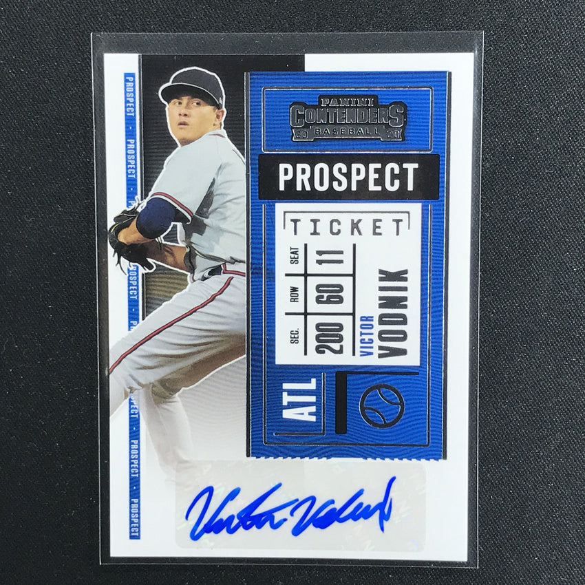 2020 Contenders VICTOR VODNIK Prospect Ticket Auto #PT2VV-Cherry Collectables