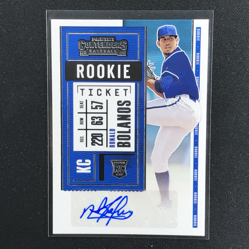 2020 Contenders RONALD BOLANOS Rookie Ticket Auto #143-Cherry Collectables