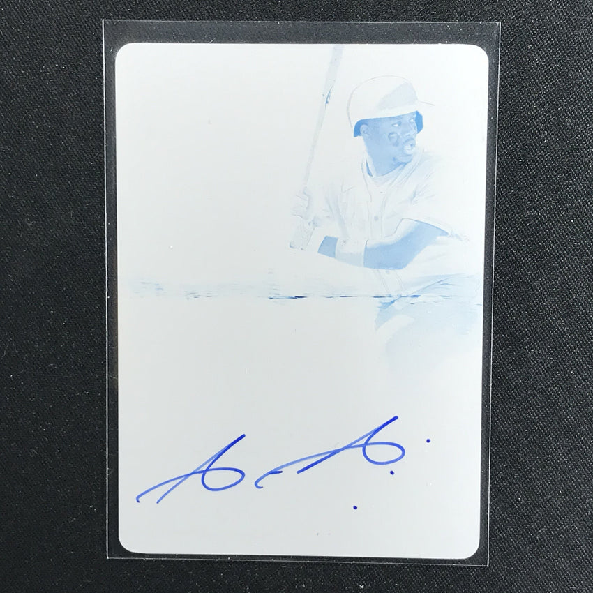 2020 Contenders ARISTIDES AQUINO Rookie Ticket Printing Plate Auto 1/1-Cherry Collectables