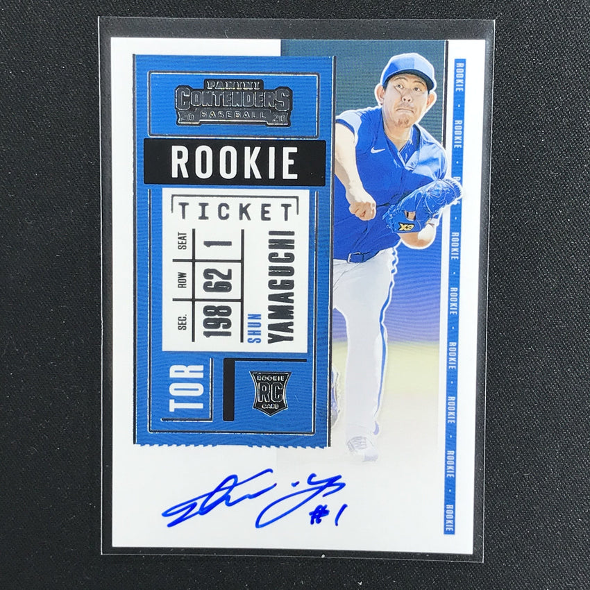 2020 Contenders SHUN YAMAGUCHI Rookie Ticket Auto #106-Cherry Collectables