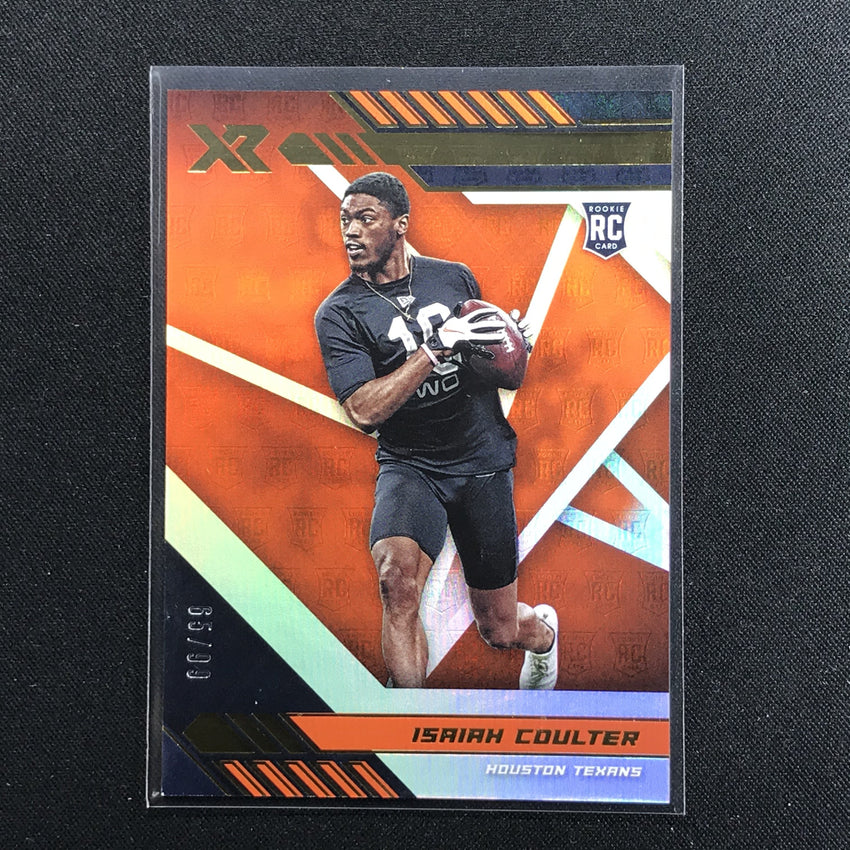 2020 XR Football ISAIAH COULTER Rookie Orange 65/99-Cherry Collectables