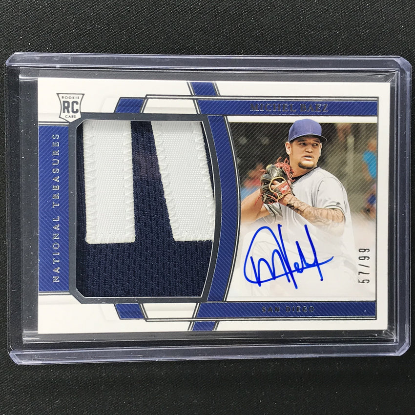 2020 National Treasures MICHEL BAEZ Rookie Patch Auto 57/99-Cherry Collectables