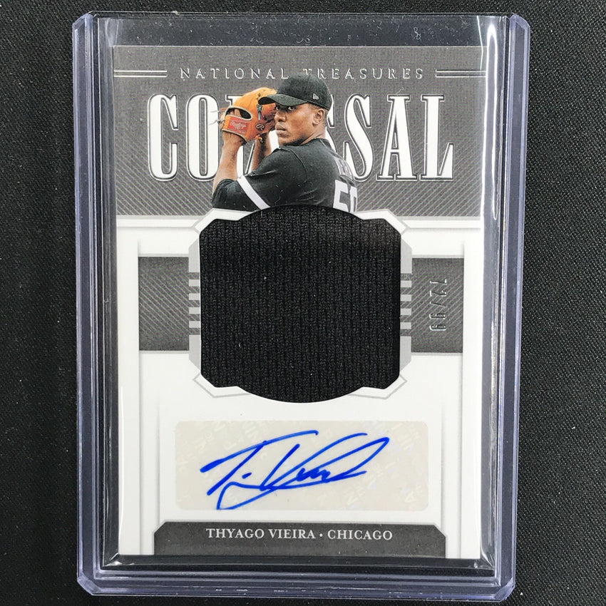 2020 National Treasures THYAGO VIEIRA Colossal Jersey Auto 72/99-Cherry Collectables