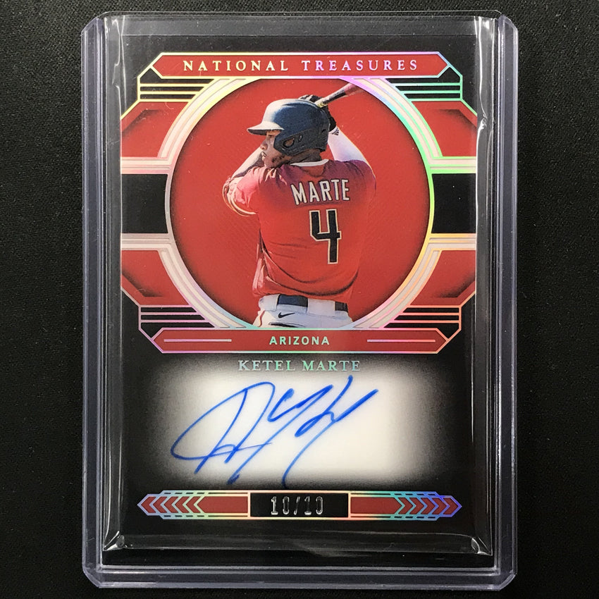 2020 National Treasures KETEL MARTE Midnight Signatures 10/10-Cherry Collectables