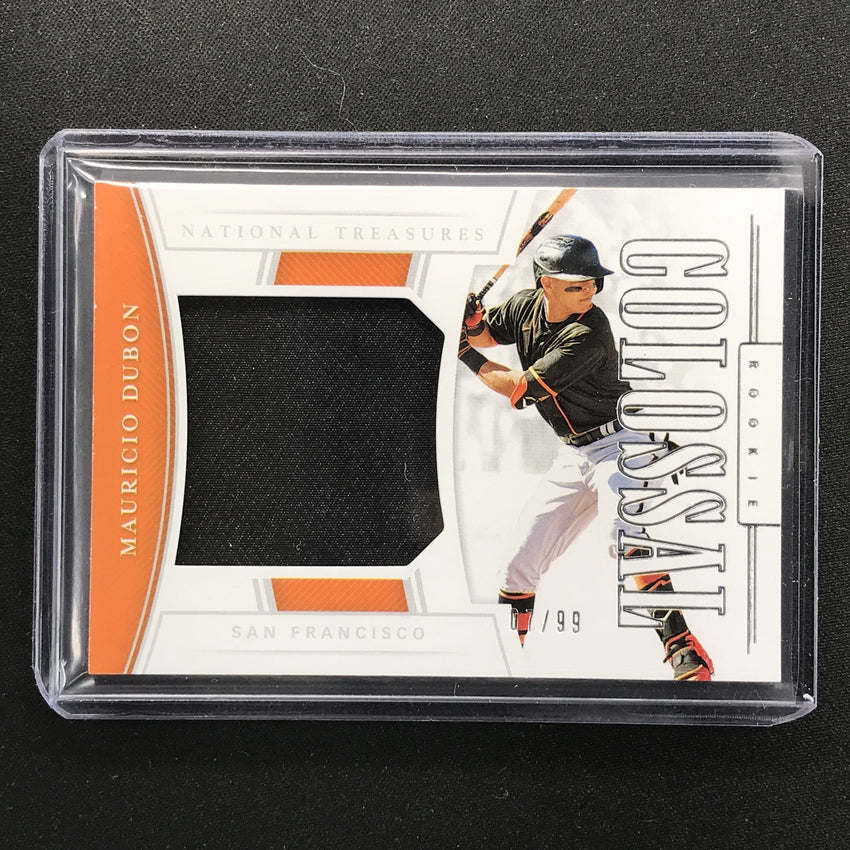 2020 National Treasures MAURICIO DUBON Colossal Patch 7/99-Cherry Collectables