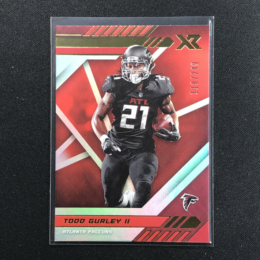 2020 XR Football TODD GURLEY Red 118/249-Cherry Collectables