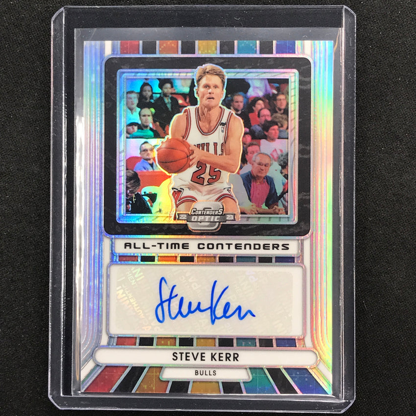 2022-23 Contenders Optic STEVE KERR All-Time Contenders Auto Silver 26/99
