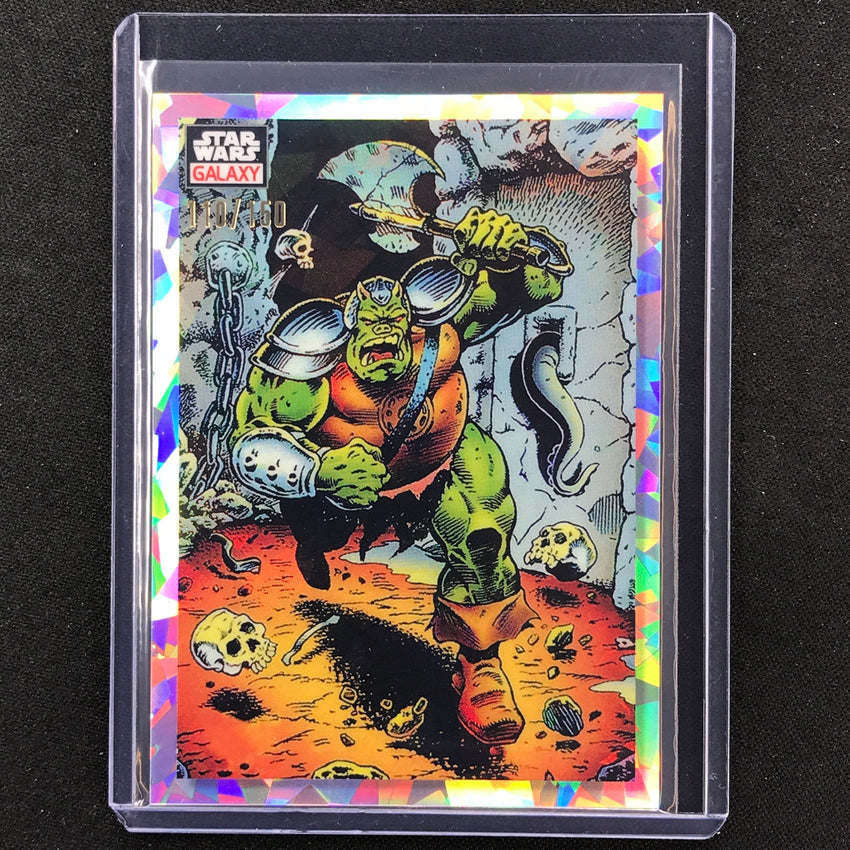 2023 Star Wars Galaxy Chrome Gamorrean Charge Base Atomic 110/150 No 13