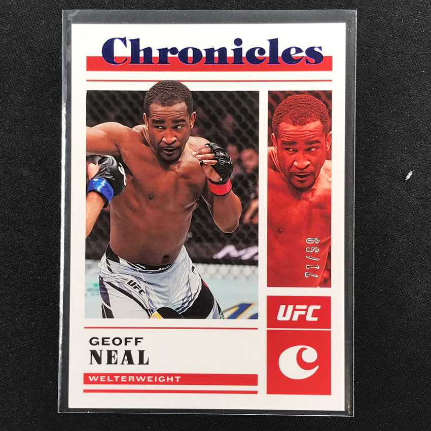2023 Chronicles UFC GEOFF NEAL Chronicles Base Set Blue 71/99 #22