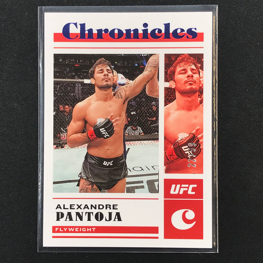2023 Chronicles UFC ALEXANDRE PANTOJA Chronicles Base Set Blue 22/99 #23