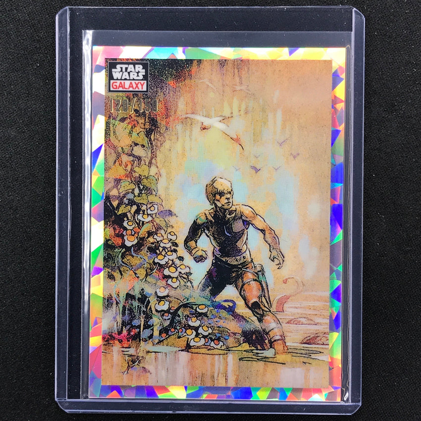 2023 Star Wars Galaxy Chrome Wading Through The Swamp Base Atomic 120/150 No 25