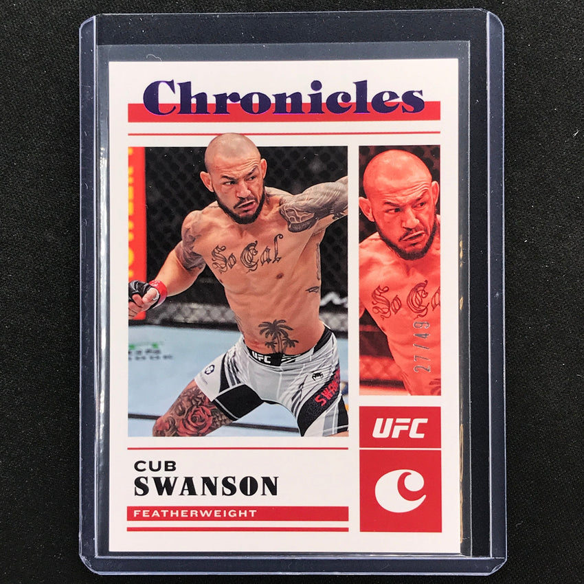 2023 Chronicles UFC Cub Swanson Chronicles Base Set Purple 27/49