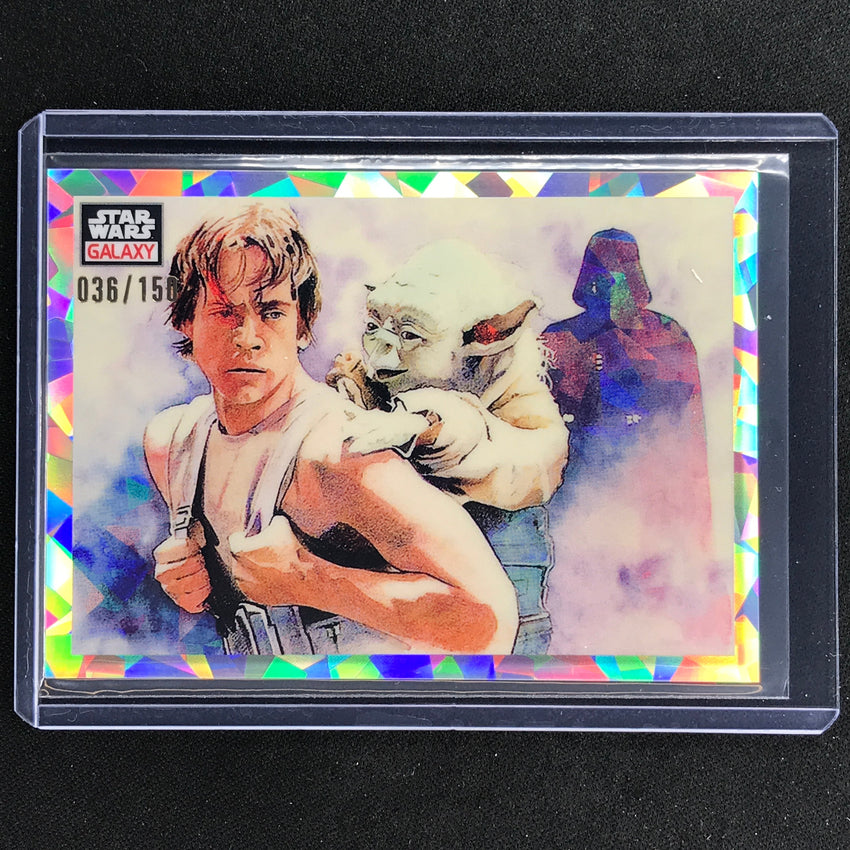 2023 Star Wars Galaxy Chrome Weight Of Destiny Base Atomic 36/150 No 30
