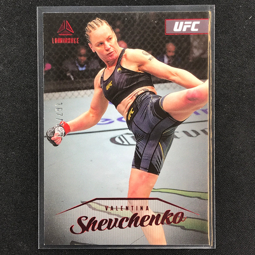 2023 Chronicles UFC VALENTINA SHEVCHENKO Luminance Red /199 #151