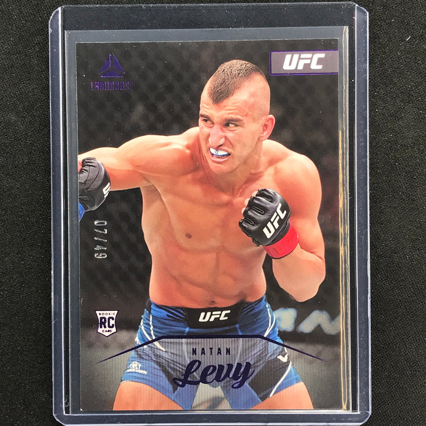 2023 Chronicles UFC Natan Levy Luminance Rookie Purple 7/49