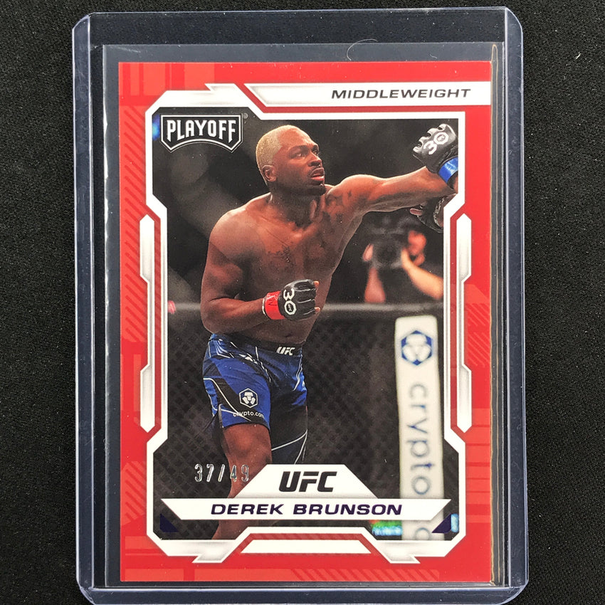 2023 Chronicles UFC Derek Brunson Playoff Purple 37/49