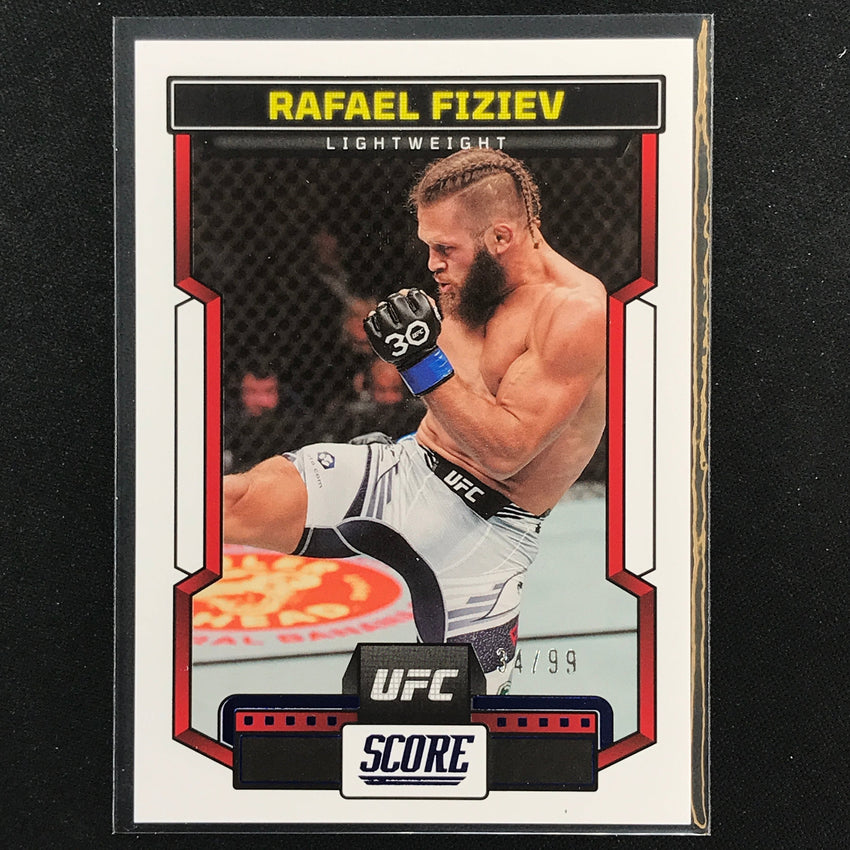 2023 Chronicles UFC RAFAEL FIZIEV Score Blue 34/99 #193