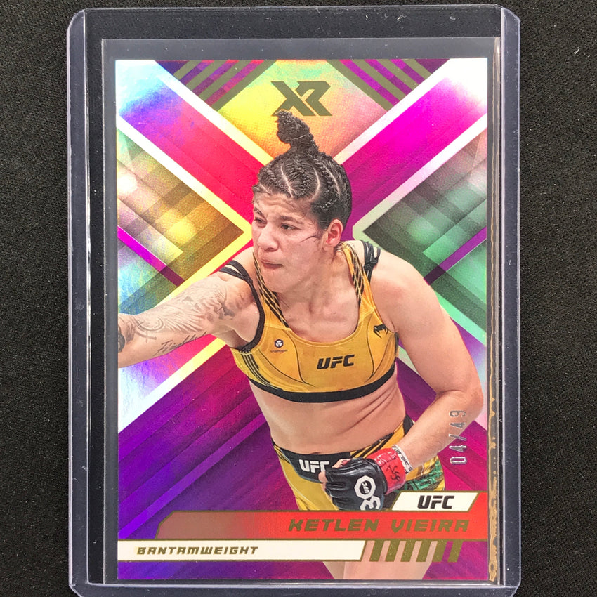 2023 Chronicles UFC Ketlen Vieira Xr Purple 4/49
