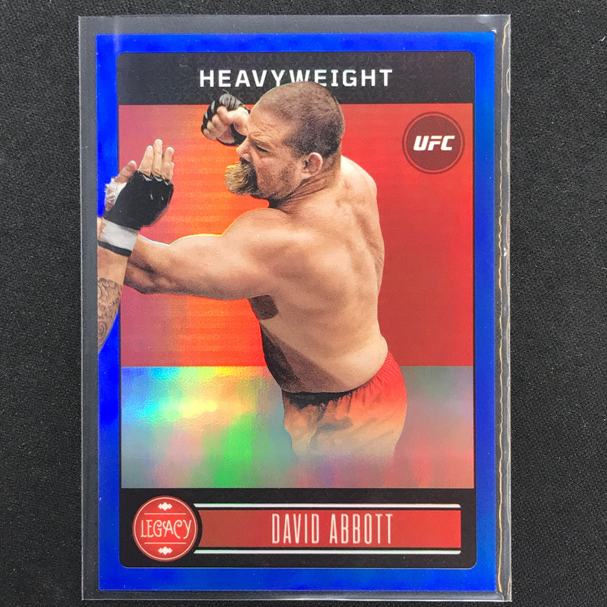 2023 Chronicles UFC DAVID ABBOTT Legacy Premium Edition Blue 25/99 #333