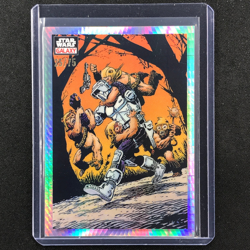 2023 Star Wars Galaxy Chrome Stormtrooper Overrun Base Prism 25/75 No 24