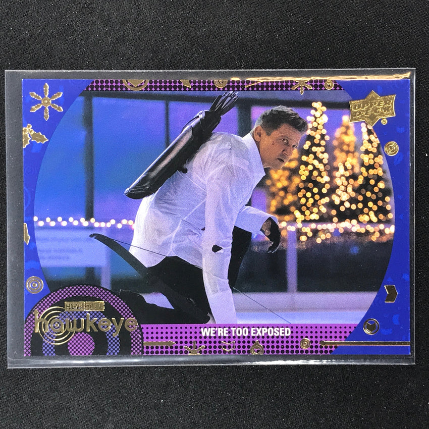 2023 Marvel Hawkeye Were Too Exposed Base Blue 45/199 No 84