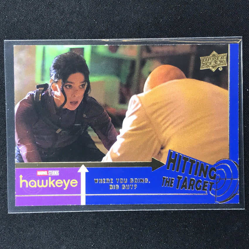 2023 Marvel Hawkeye Where You Going Big Guy Hitting The Target Blue 123/199 No 3