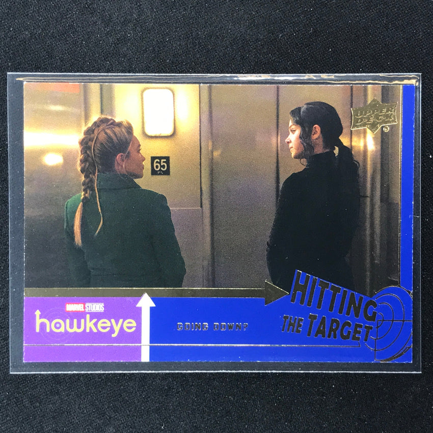 2023 Marvel Hawkeye Going Down Hitting The Target Blue 28/199 No 8