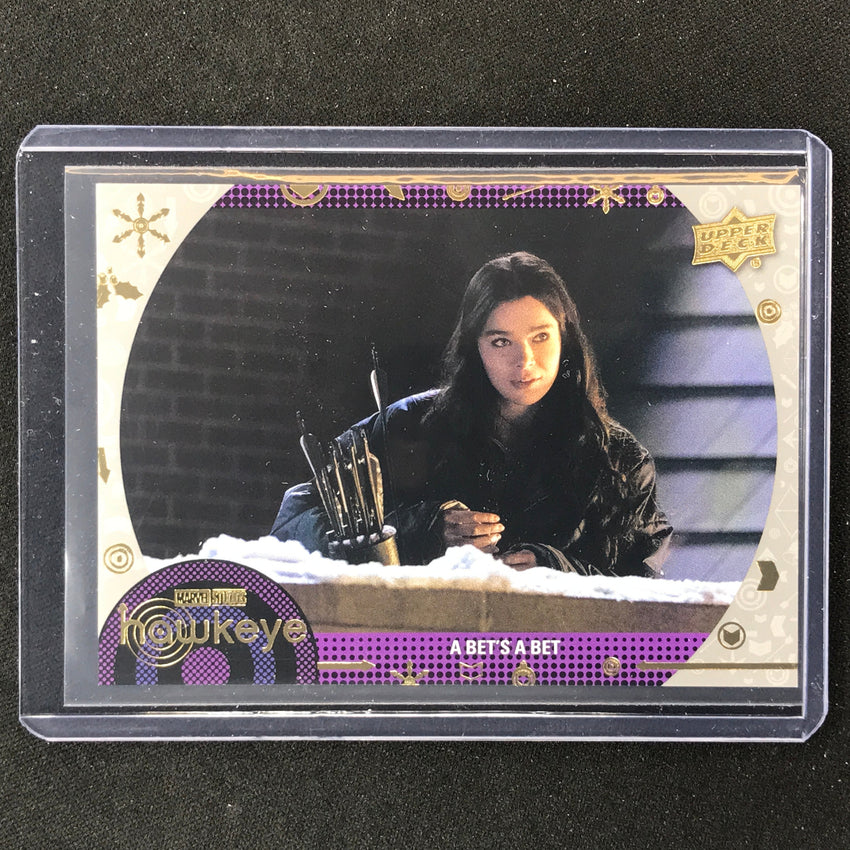 2023 Marvel Hawkeye A Bets A Bet Base Silver 43/100