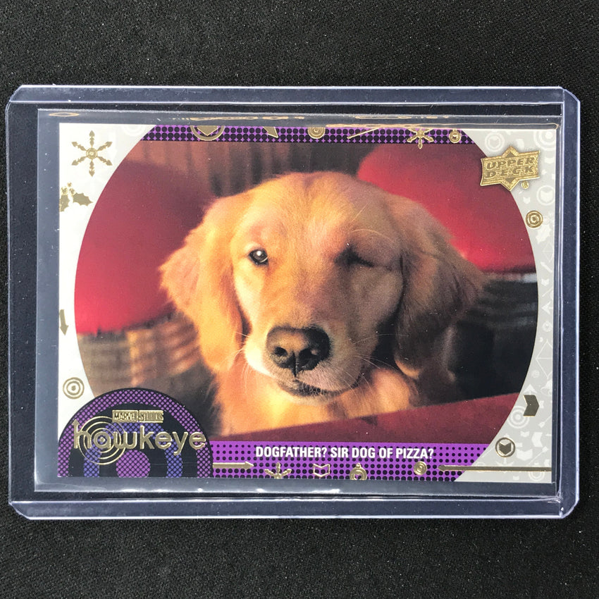 2023 Marvel Hawkeye Dogfather Sir Dog Of Pizza Base Silver 35/100
