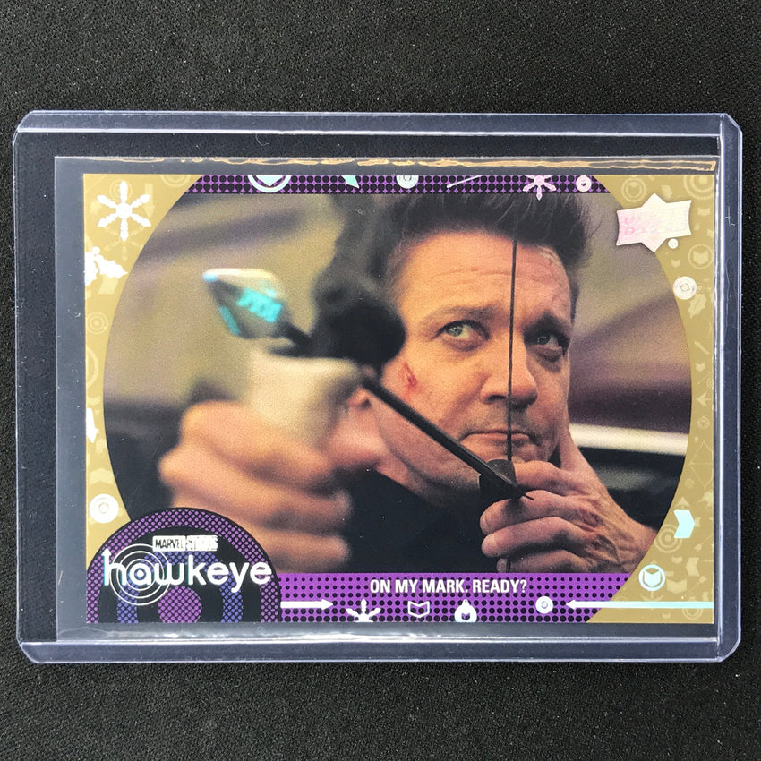 2023 Marvel Hawkeye On My Mark Ready Base Gold 24/57