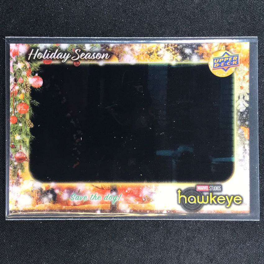 2023 Marvel Hawkeye Save The Dog Holiday Season Acetate Base No 3
